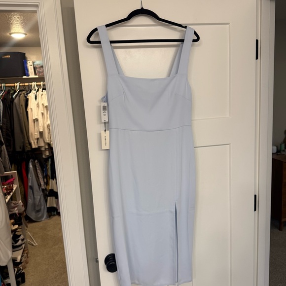 Aritzia Babaton 90s Midi Slit Dress - Picture 3 of 4